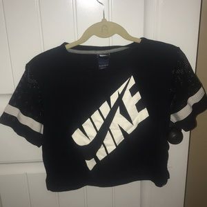 cropped Nike t-shirt